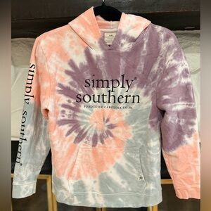 Simply Southern Pastel Tie-Dye Hoodie